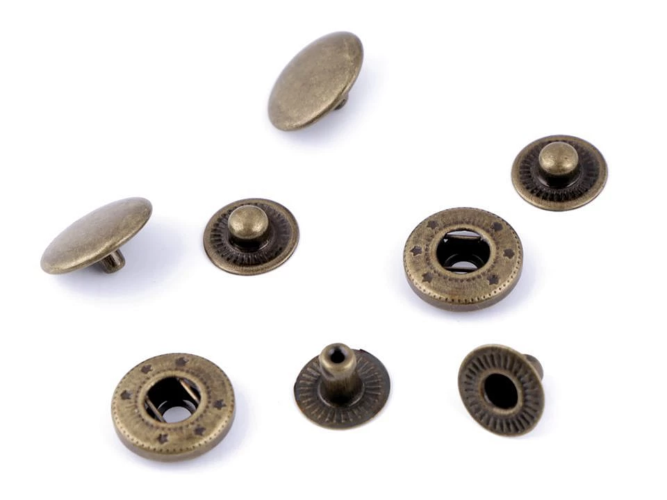 Kovové cvoky Ø15 mm- 50 sada