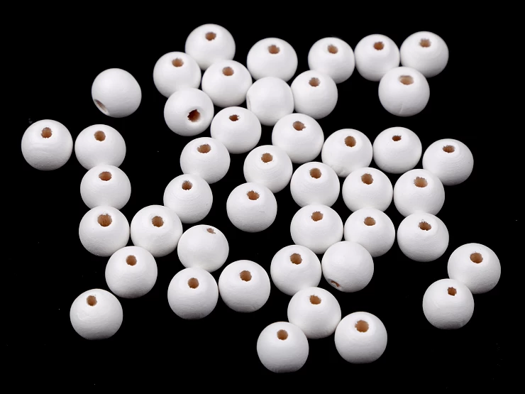 Drevené korálky Ø10 mm - 20g