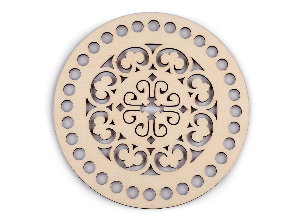 Veko na pletenie / háčkovanie mandala Ø15 cm- 1ks