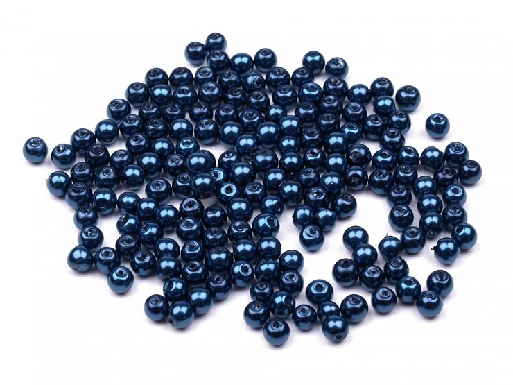 Sklenené voskové perly Ø4mm - 50 g