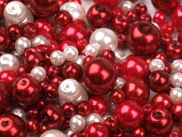 Sklenené voskové perly mix veĺkostí a farieb Ø4-12 mm - 50g