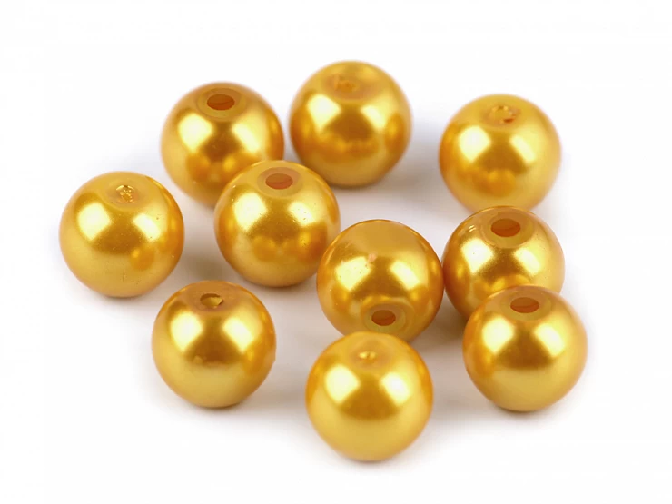 Sklenené voskové perly Ø8 mm - 50g