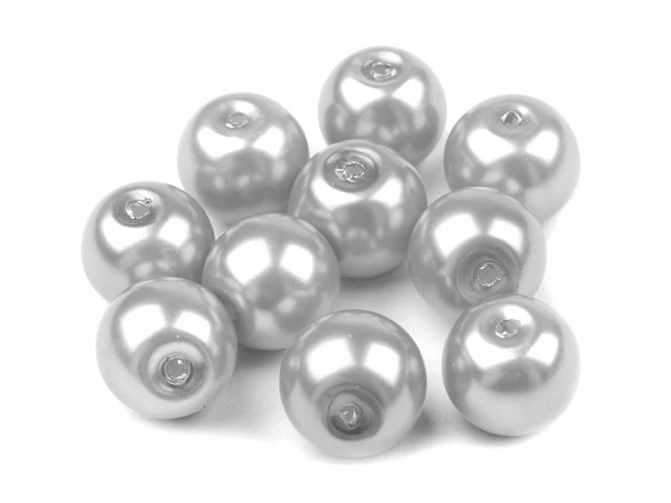 Sklenené voskové perly Ø8 mm - 50g