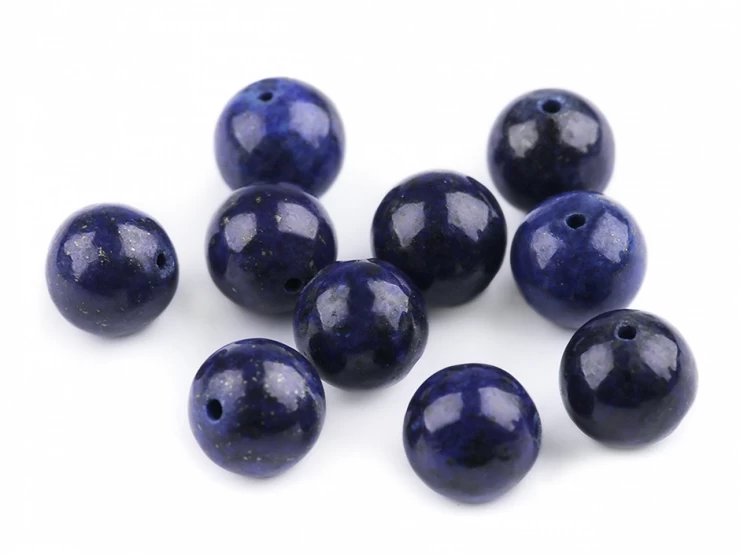 Minerálne korálky Lapis lazuli Ø8 mm - 12ks