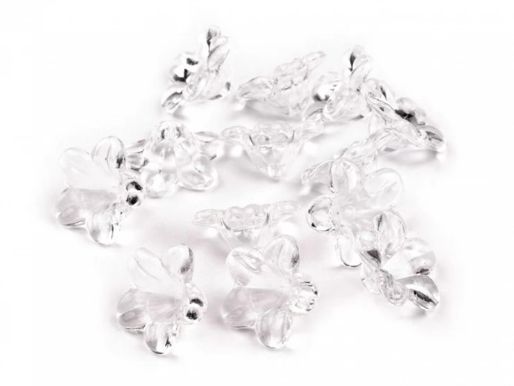 Plastové korálky zvonček / sukienka 12 mm - 20g