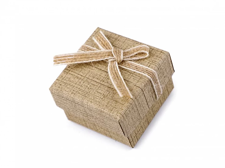 Krabička na šperky 5x5 cm - 2ks