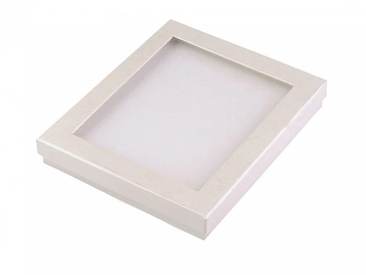 Krabička s priehľadom polstrovaná 3x16x19 cm - 1ks