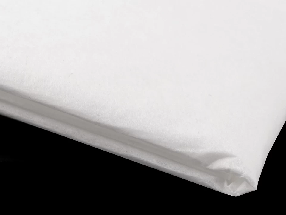 Netkaná textília na strihy Perlan 45 g/m² šírka 95 cm- 1m
