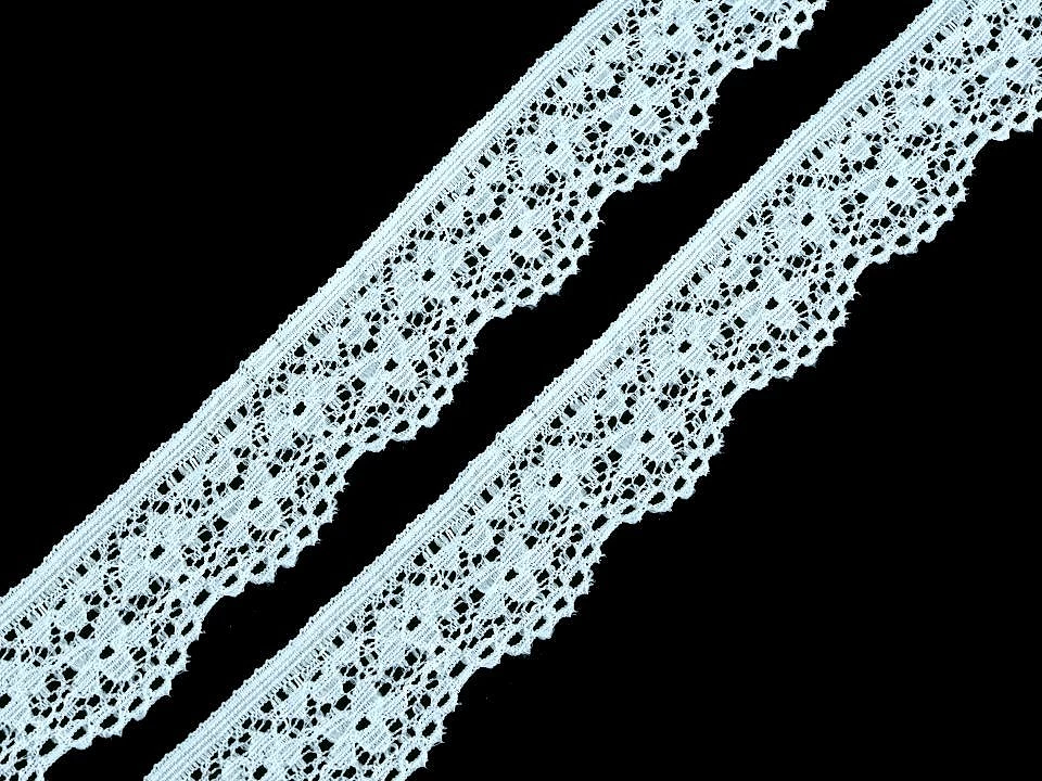 Elastická čipka šírka 25 mm - 1m