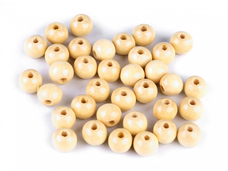 Drevené korálky Ø10 mm - 20g