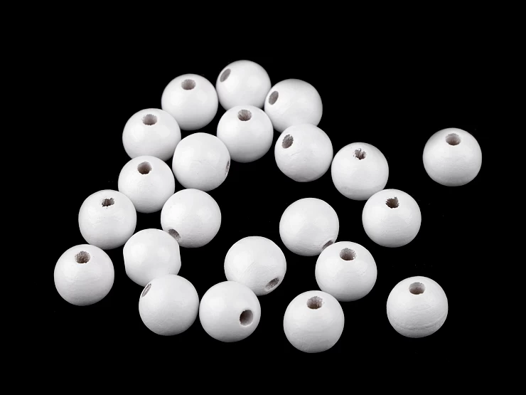 Drevené korálky Ø14 mm - 20g