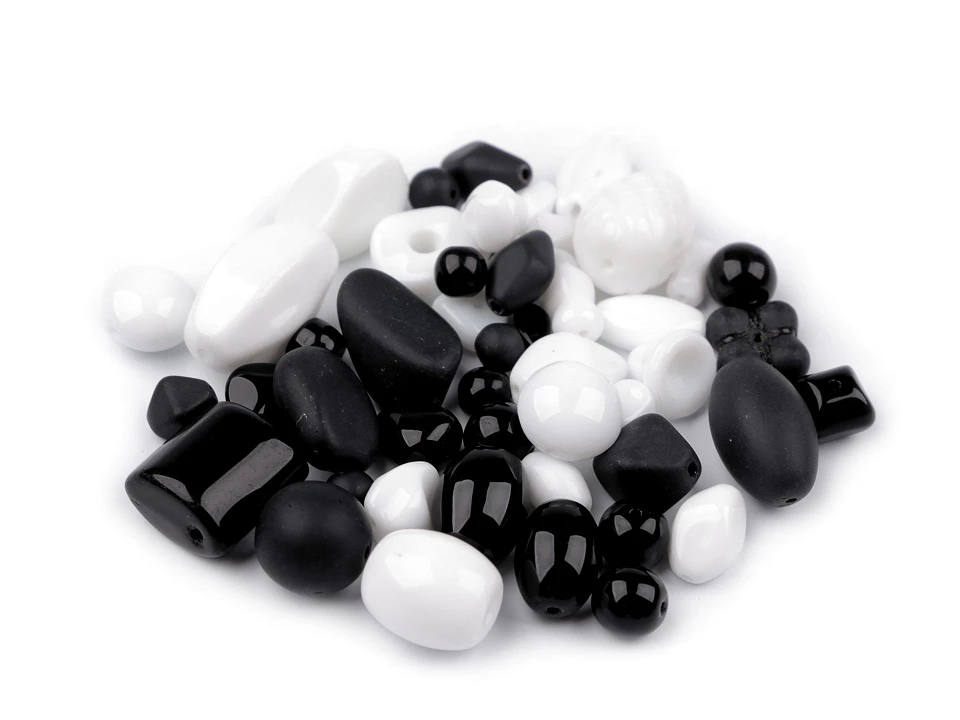 Sklenené koráliky ramš - 50g
