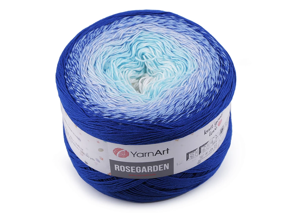 Bavlnená pletacia priadza YarnArt Rosegarden 250g