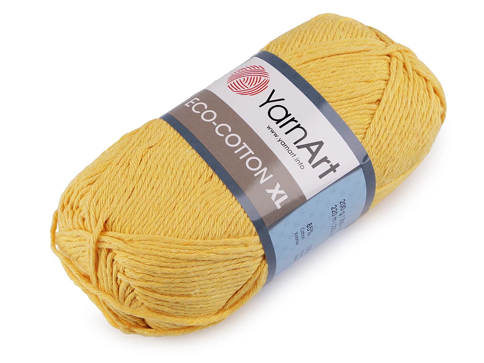 Pletacia priadza YarnArt Eco - cotton XL 200g