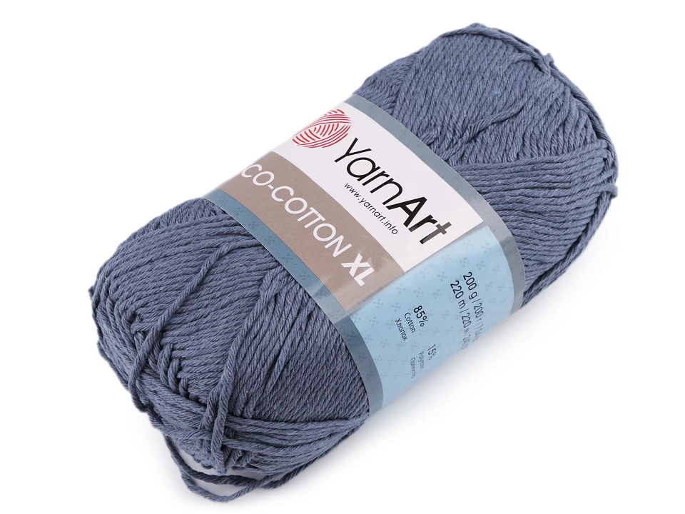 Pletacia priadza YarnArt Eco - cotton XL 200g