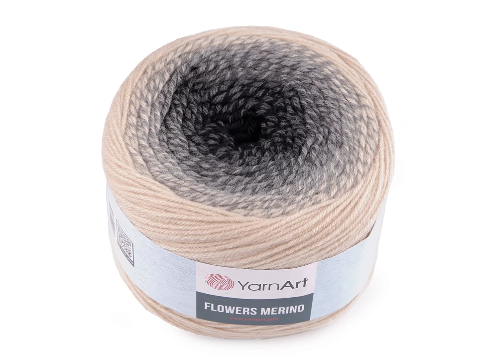 Pletacia priadza YarnArt Flowers merino 225g