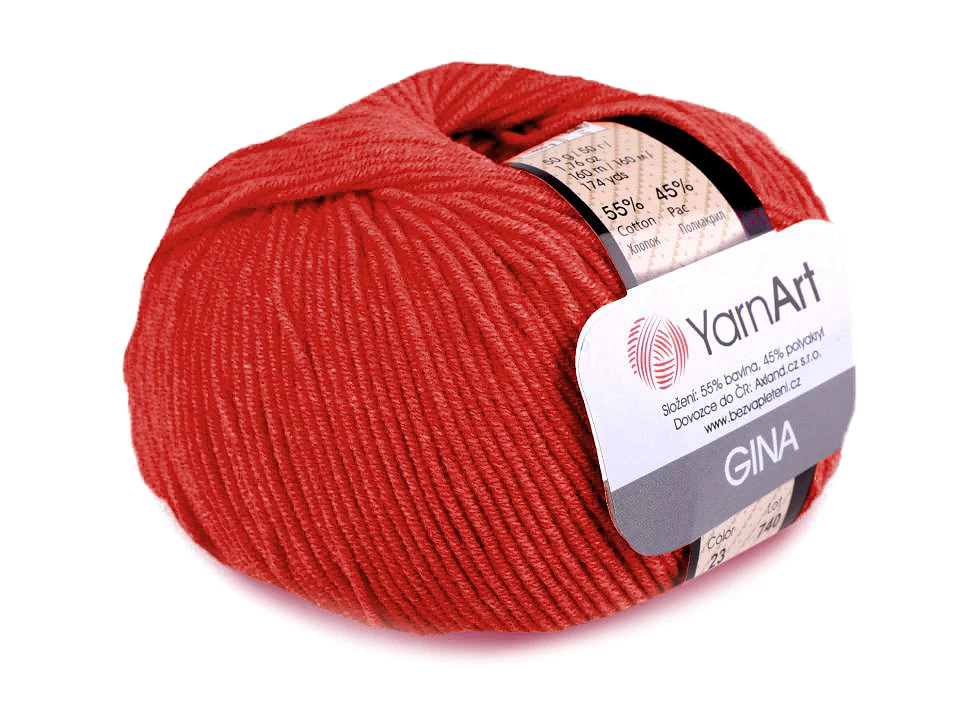 Pletacia priadza YarnArt Gina / Jeans 50g