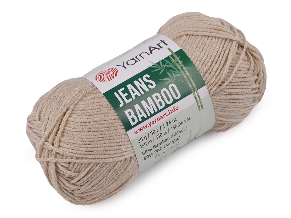 Pletacia priadza YarnArt Jeans Bamboo 50 g