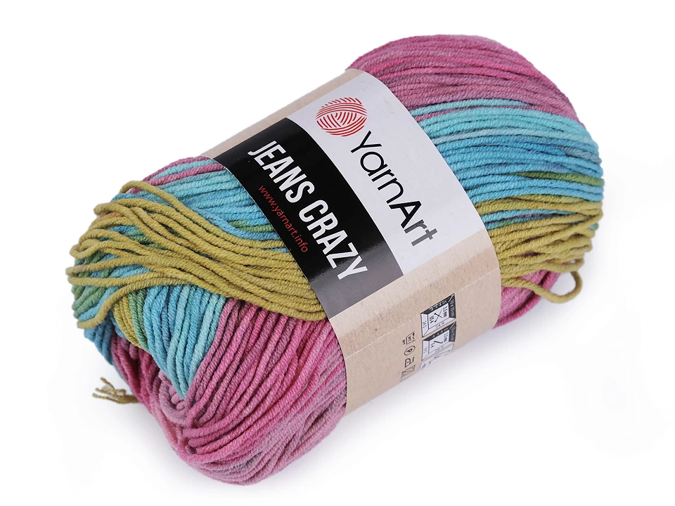 Pletacia priadza YarnArt Jeans Crazy 50g