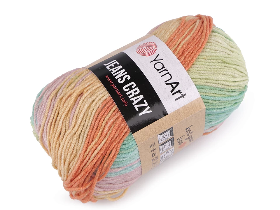 Pletacia priadza YarnArt Jeans Crazy 50g