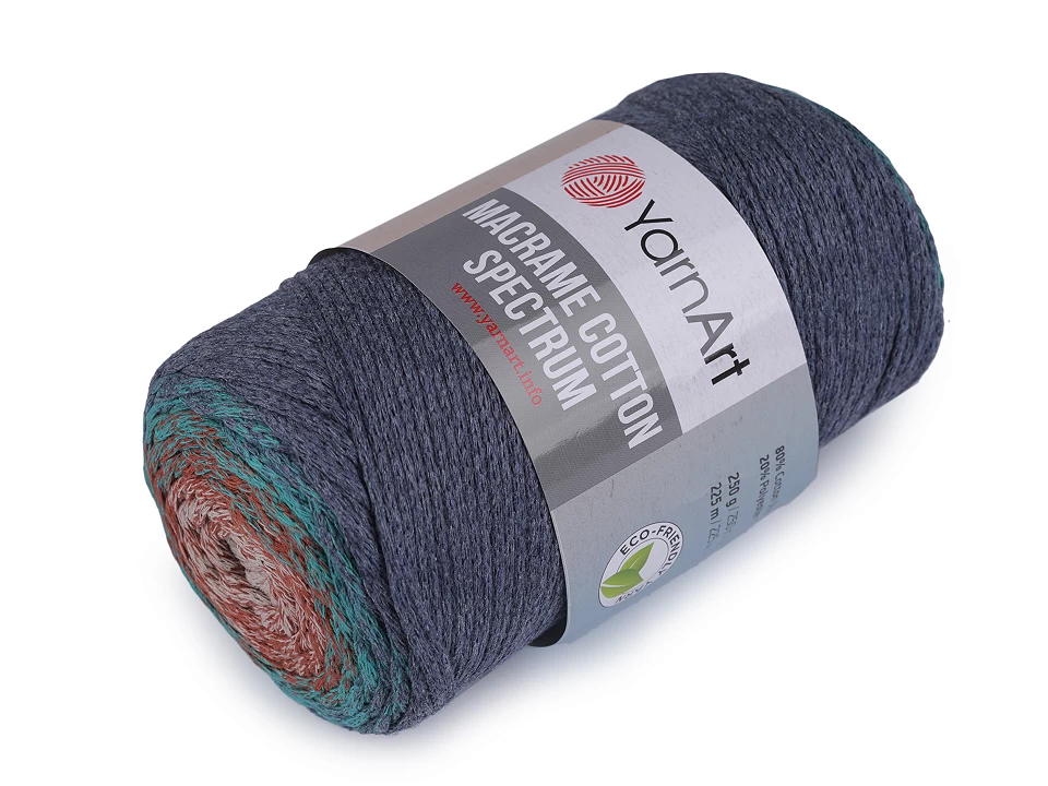 Pletacia priadza YarnArt Macrame Cotton Spectrum 250g