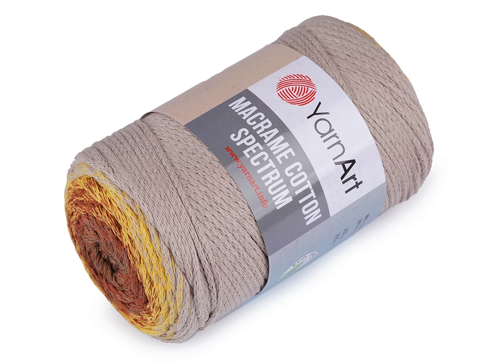 Pletacia priadza YarnArt Macrame Cotton Spectrum 250g