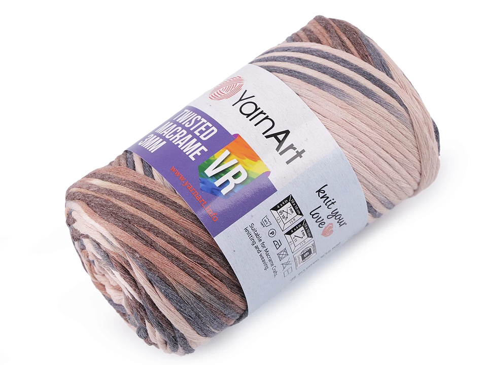 Pletacia priadza YarnArt Twisted Macrame 250g