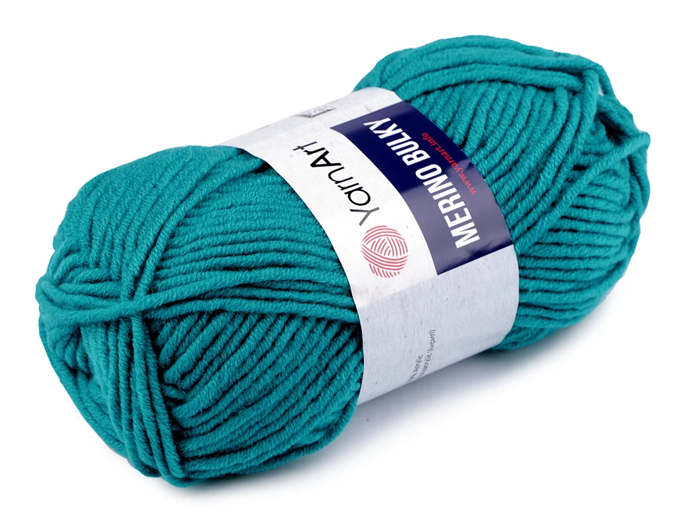 Pletacia priadza YarnArt Merino Bulky (hrčky) 100g