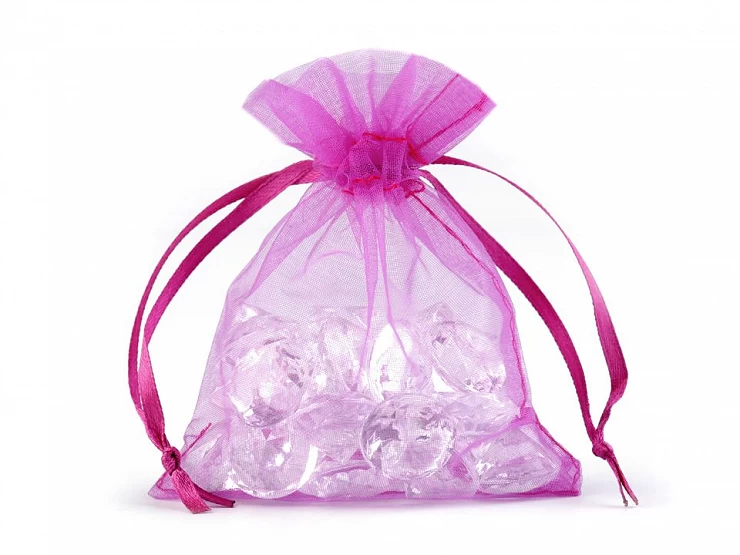 Darčekové vrecúško 9x11 cm organza - 10ks