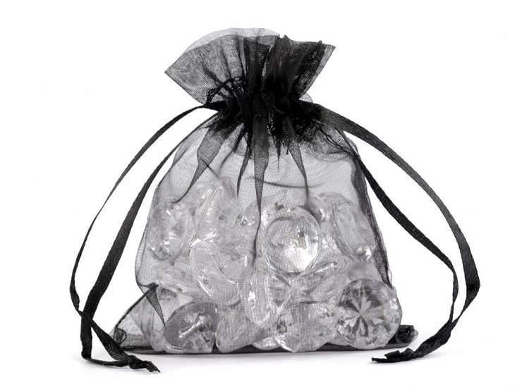 Darčekové vrecúško 9x11 cm organza - 10ks