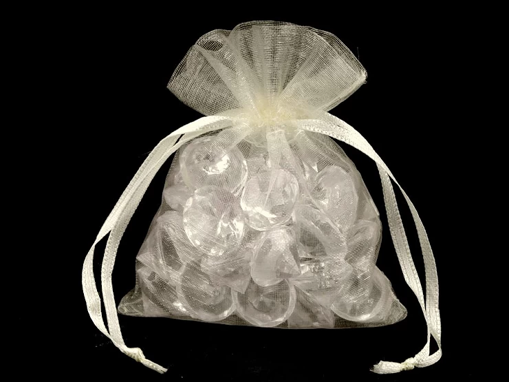 Darčekové vrecúško 9x11 cm organza - 10ks