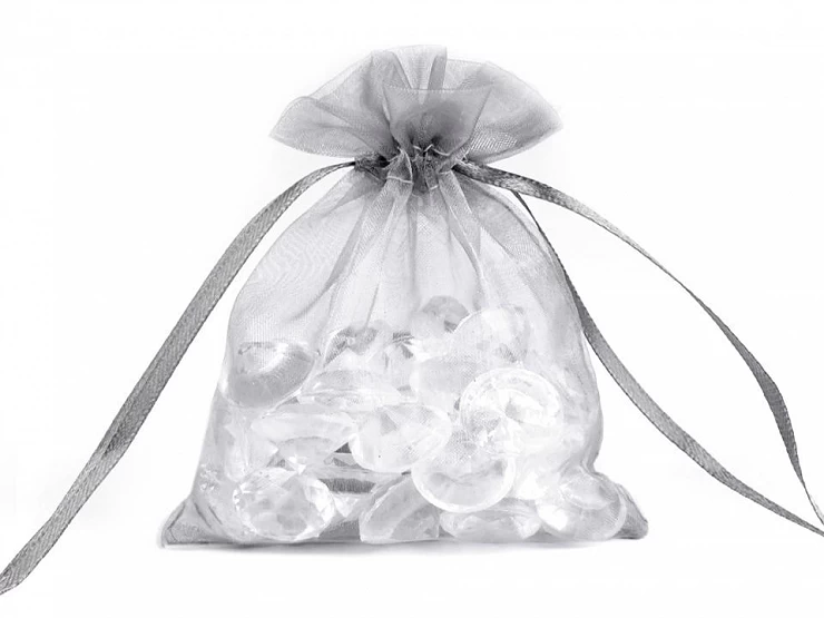 Darčekové vrecúško 9x11 cm organza - 10ks