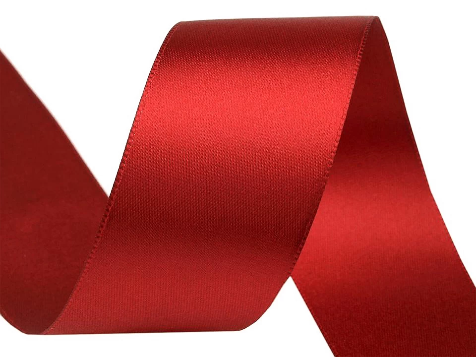 Atlasová stuha obojlíca zväzky po 5 m šírka 40 mm - 5 m