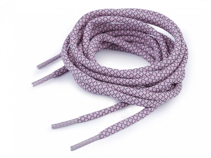 Reflexné šnúrky do topánok, tenisiek, mikín dĺžka 130cm - 2ks