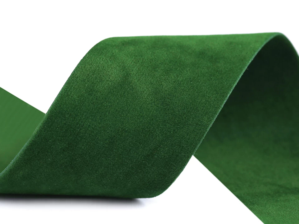 Semišová stuha velvet obojstranná šírka 40 mm -1m