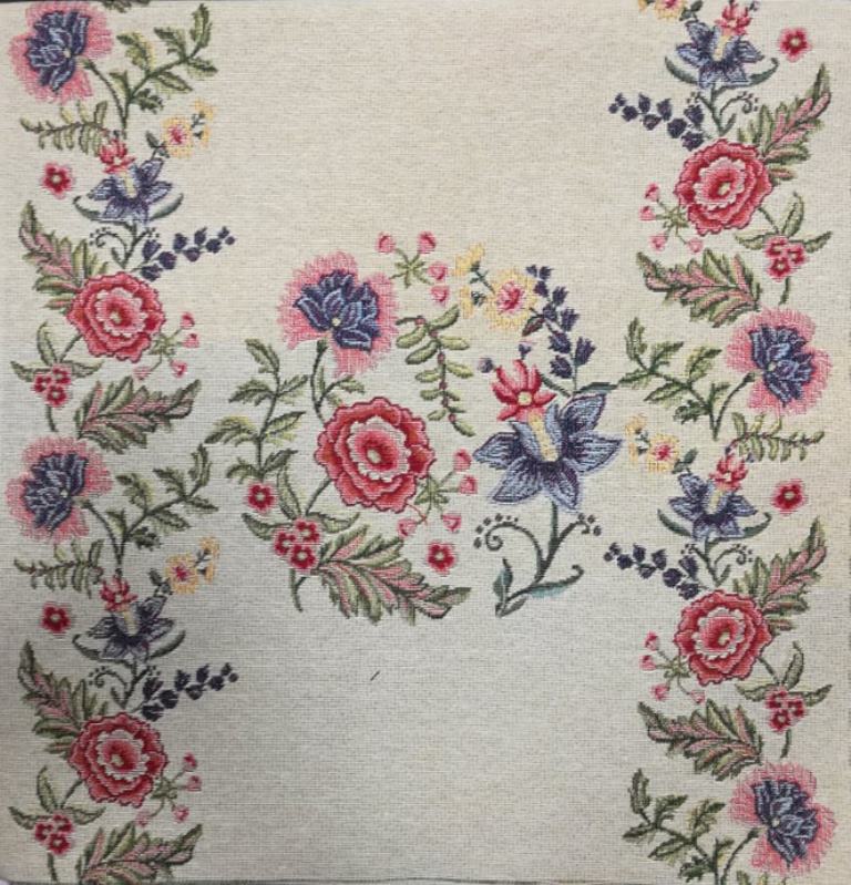 GOBELÍNOVÝ PANEL NA VANKÚŠE - KVETINY