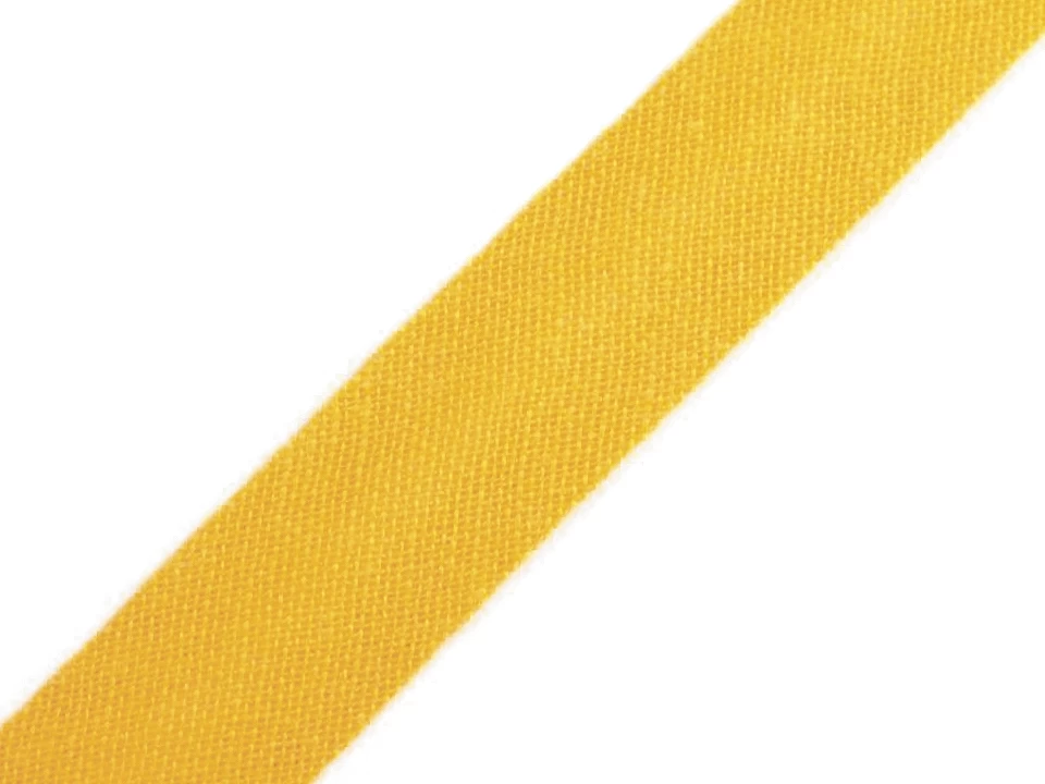 Šikmý prúžok bavlnený šírka 14mm zažehlený -1m