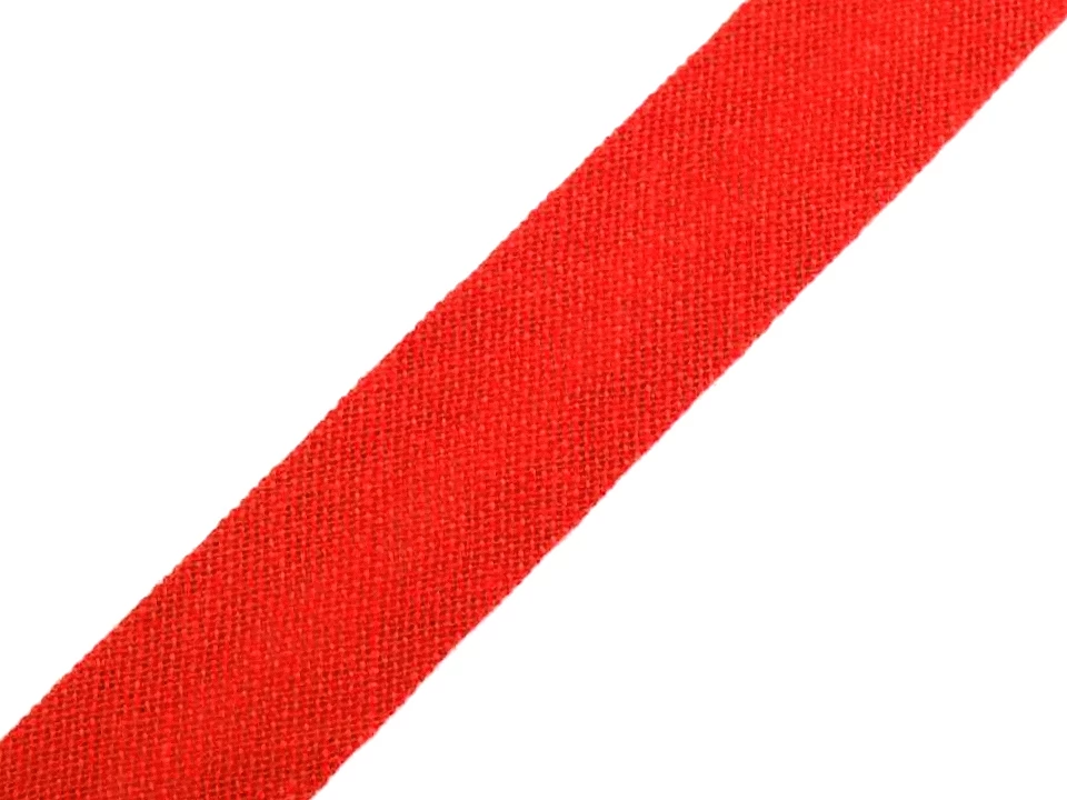 Šikmý prúžok bavlnený šírka 14mm zažehlený -1m