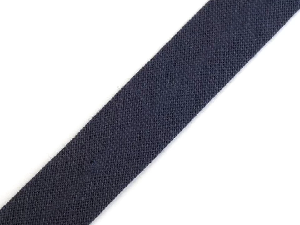 Šikmý prúžok bavlnený šírka 14mm zažehlený -1m