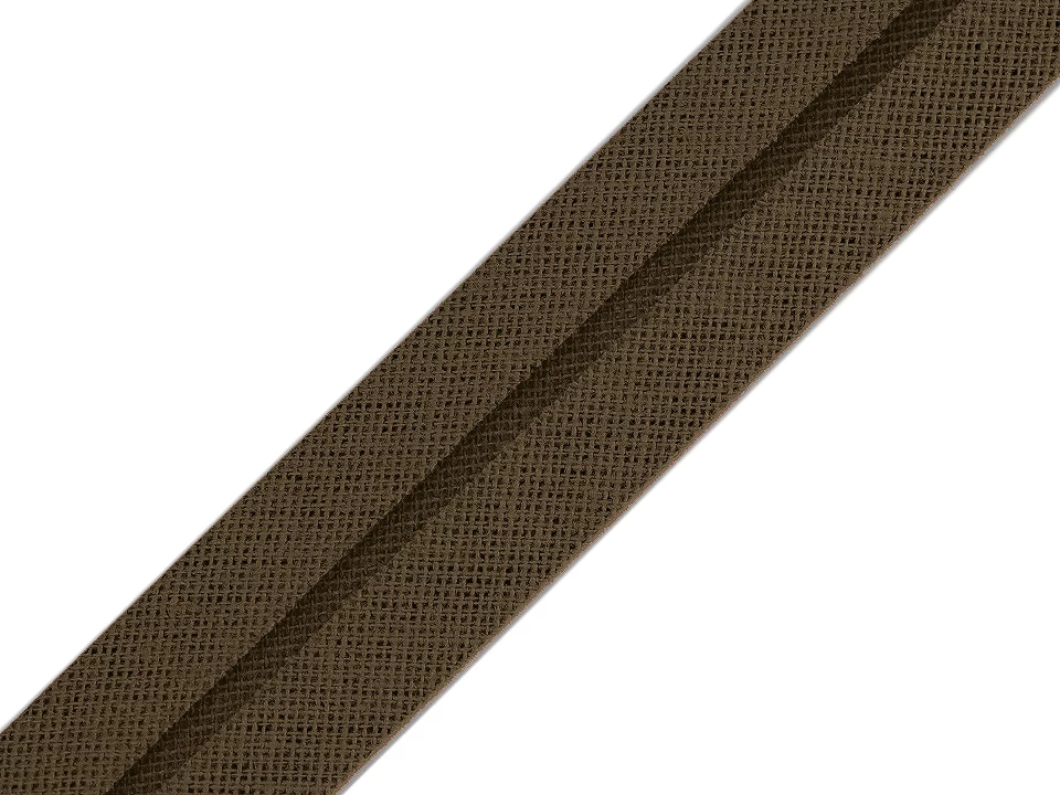 Šikmý prúžok bavlnený šírka 20 mm zažehlený -1m