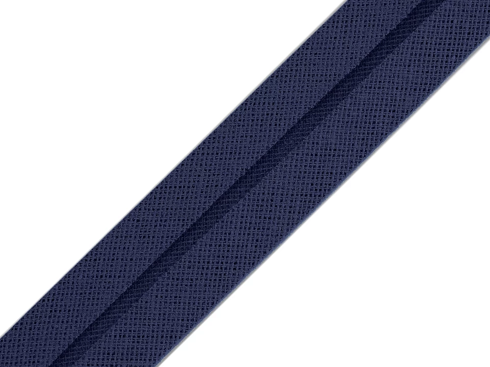 Šikmý prúžok bavlnený šírka 20 mm zažehlený -1m