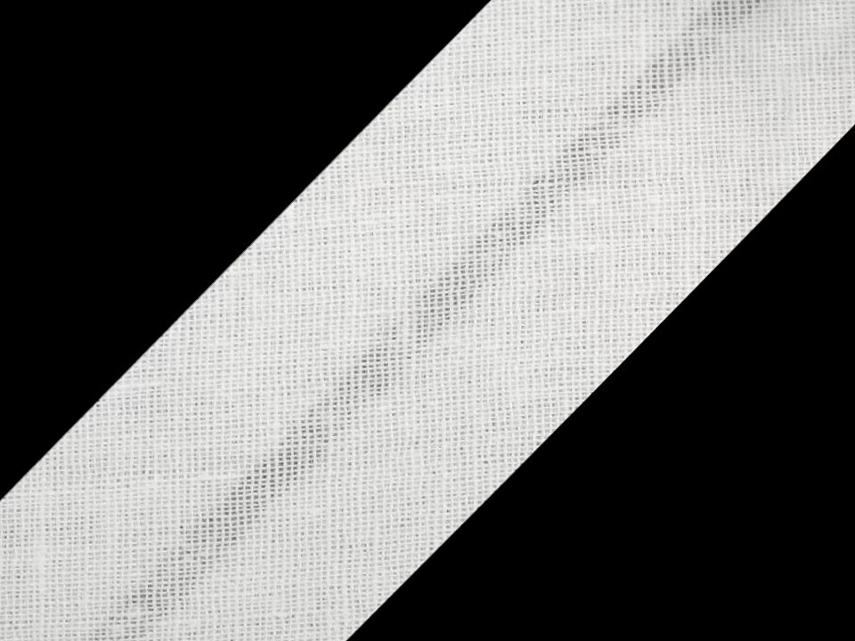 Šikmý prúžok bavlnený šírka 30mm zažehlený -1m