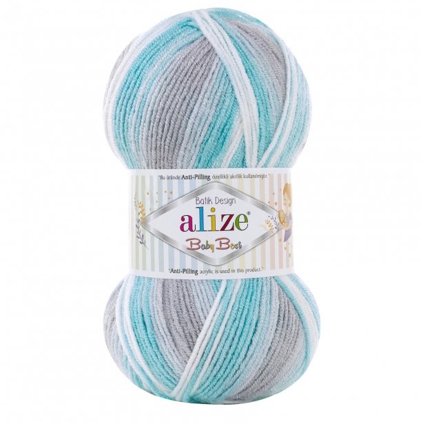 Pletacia priadza Alize Baby Best Batik 100g