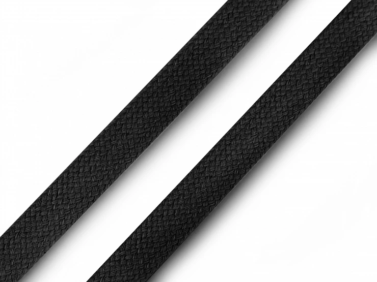 Bavlnená šnúra plochá / dutinka šírka 12 mm - 5m