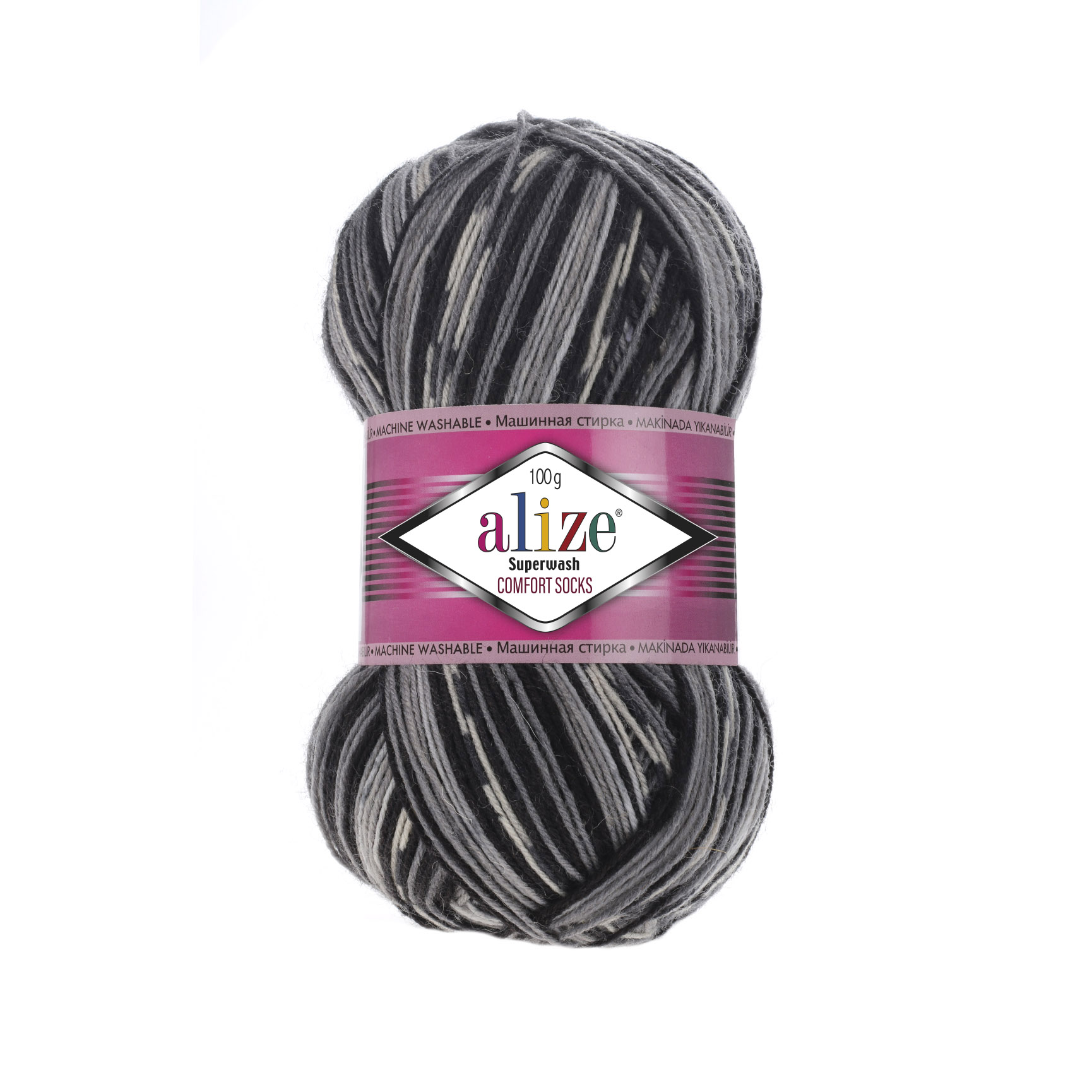 Pletacia ponožková priadza Alize Superwash comfort socks 100g