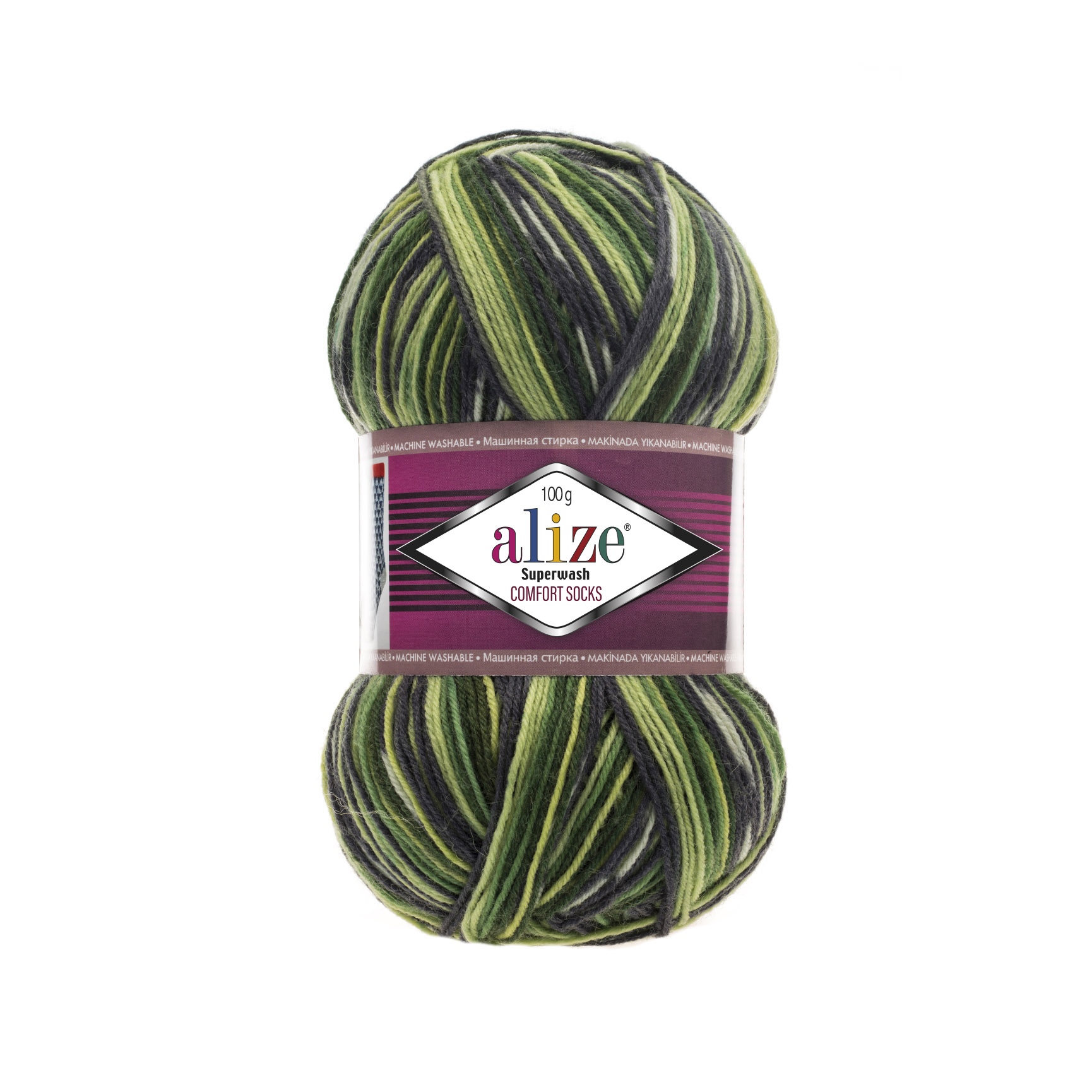 Pletacia ponožková priadza Alize Superwash comfort socks 100g