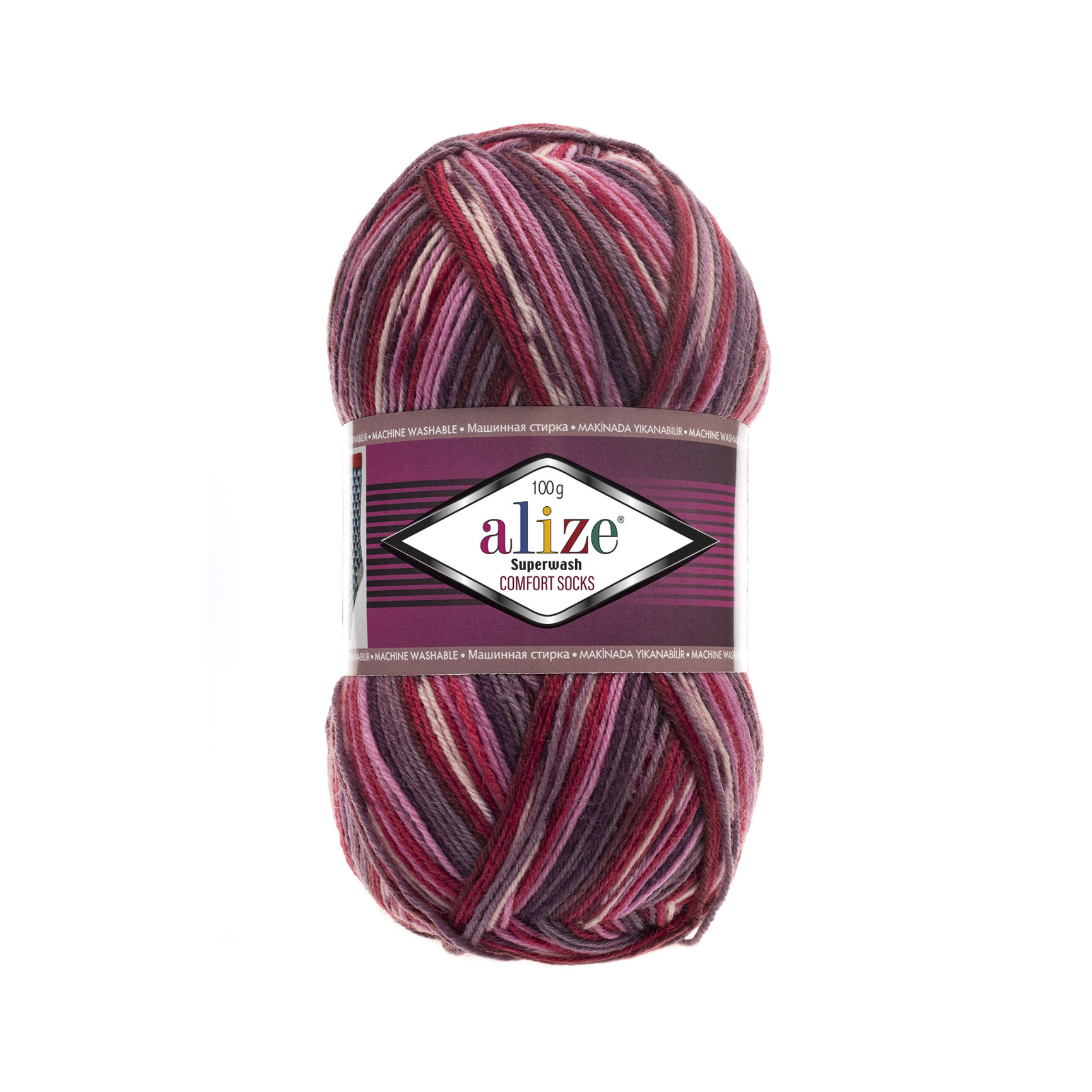 Pletacia ponožková priadza Alize Superwash comfort socks 100g