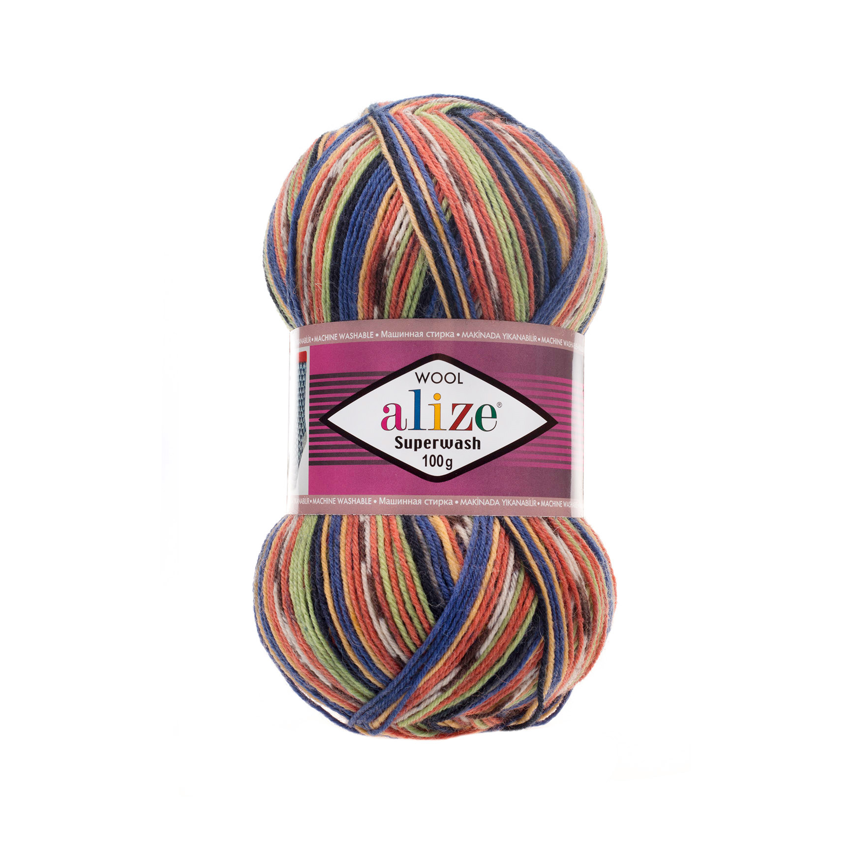 Pletacia ponožková priadza Alize Superwash comfort socks 100g