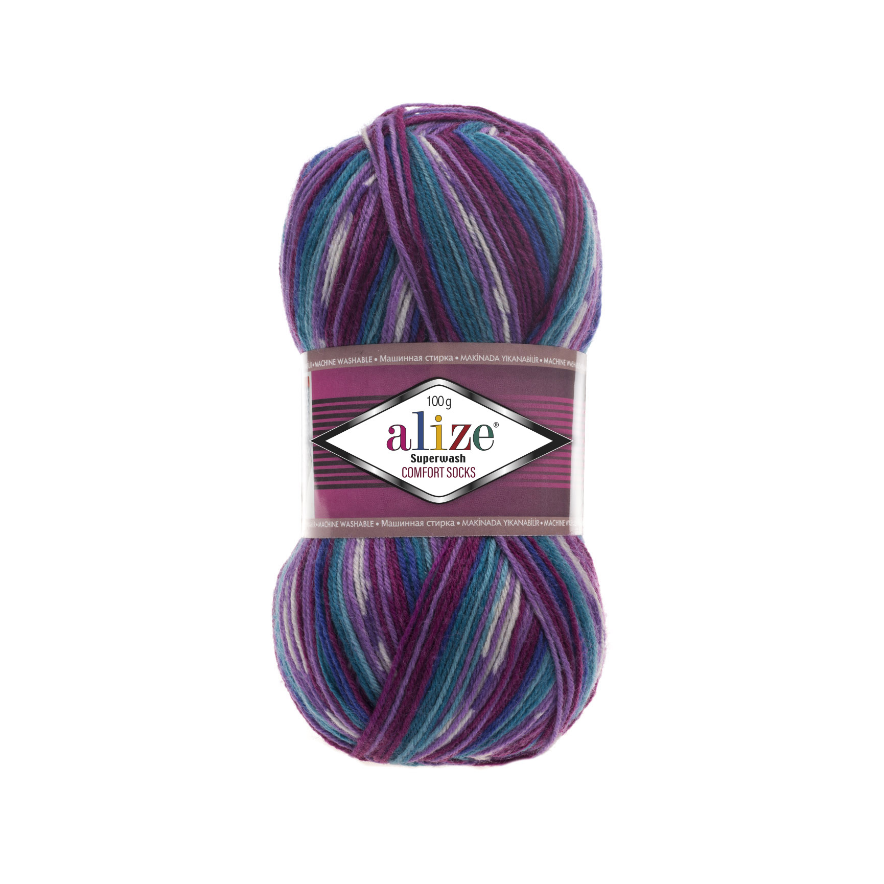 Pletacia ponožková priadza Alize Superwash comfort socks 100g