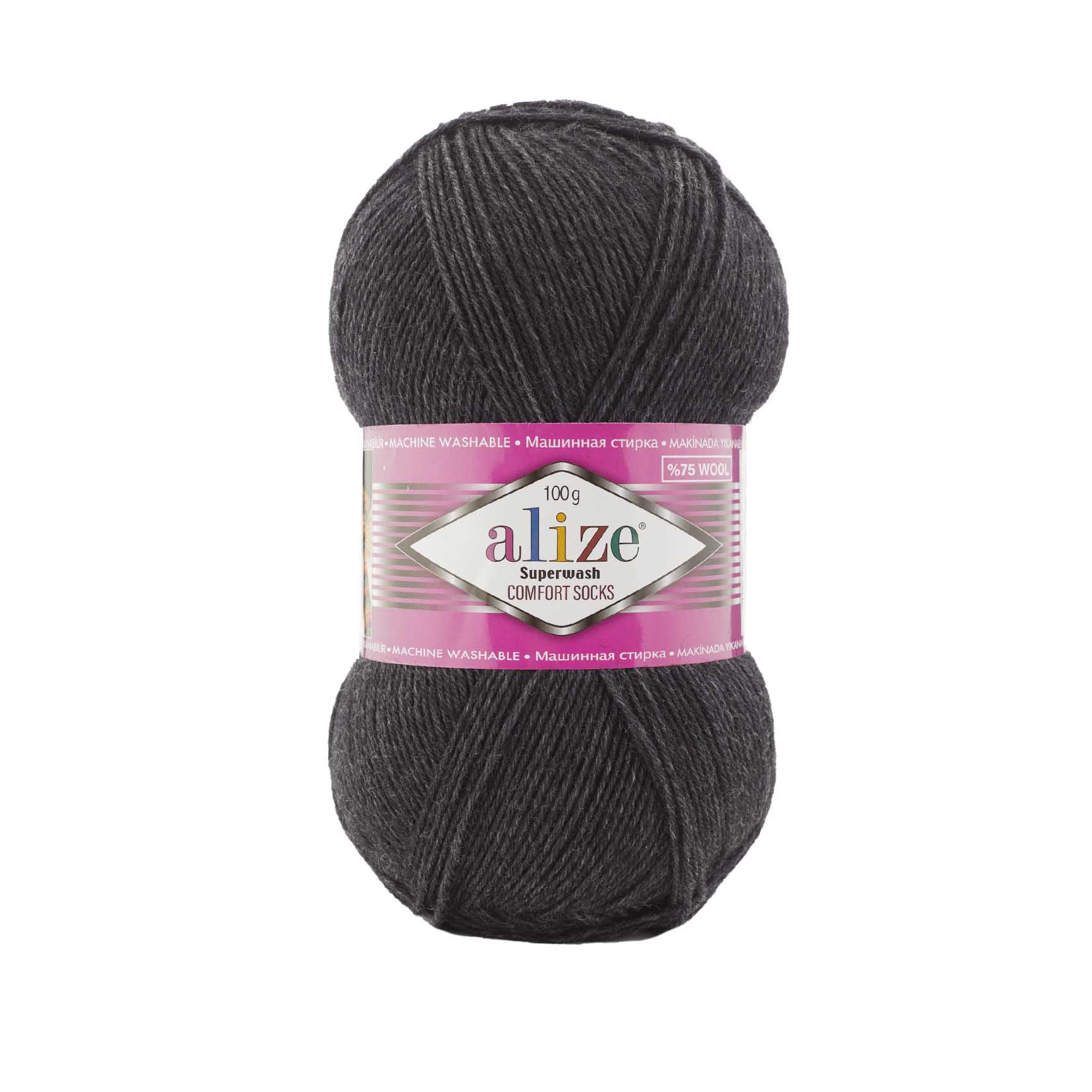 Pletacia ponožková priadza Alize Superwash comfort socks 100g